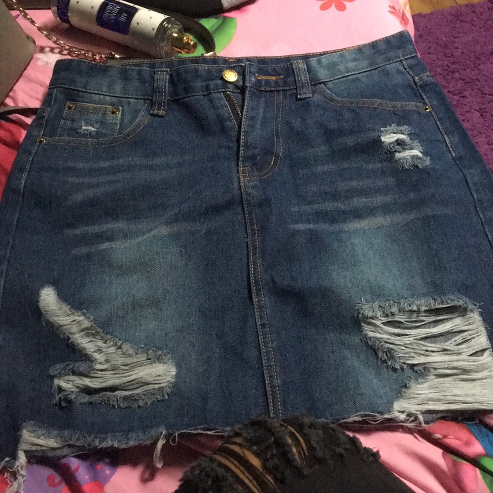 Jean skirt